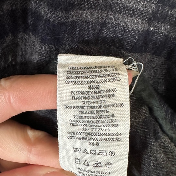 RARE! Free People Plaid Victorian jacket sz xs - Picture 16 of 16